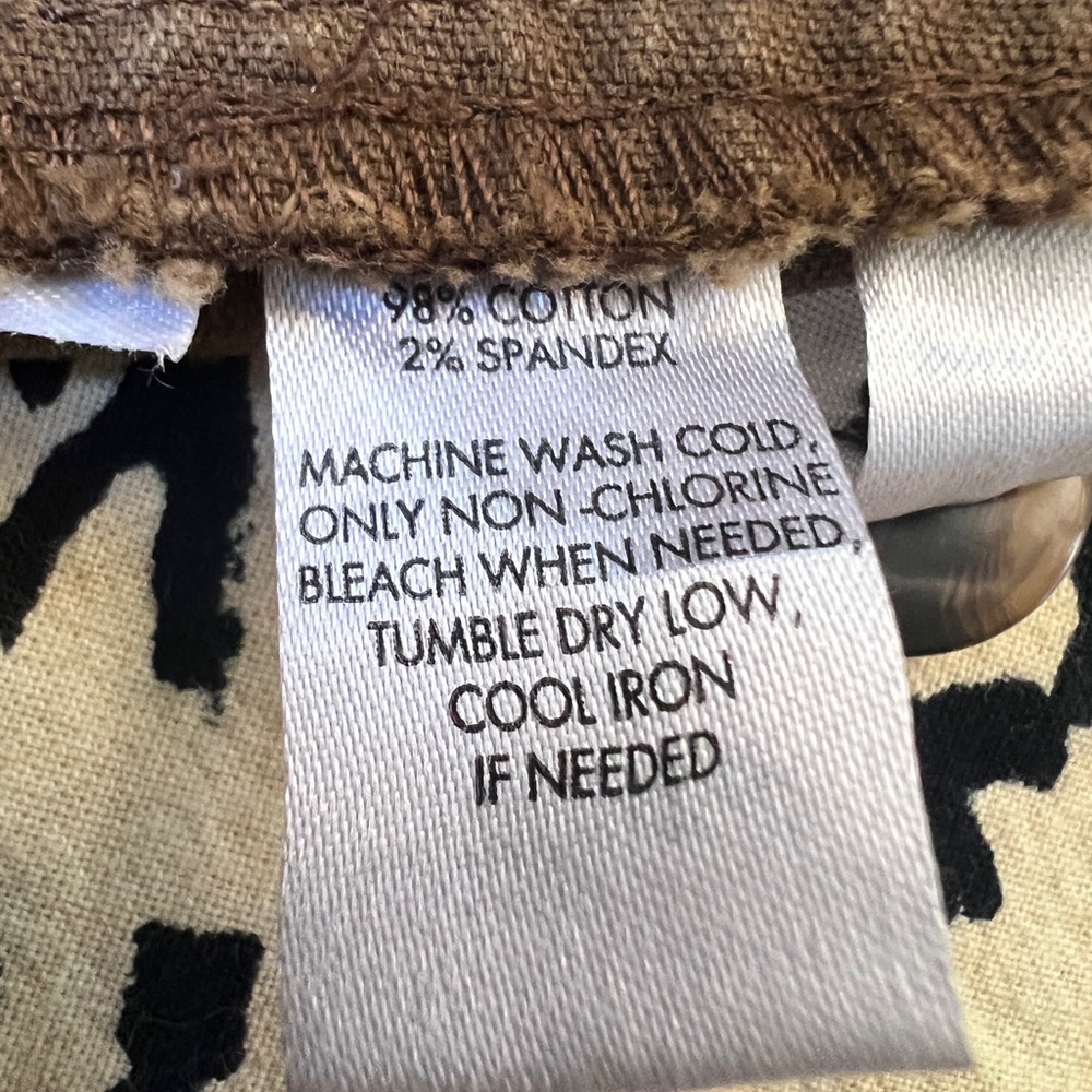 Ann Taylor Loft Brown Cotton/Spandex Corduroy Skirt - Size 2 - Picture 13 of 15